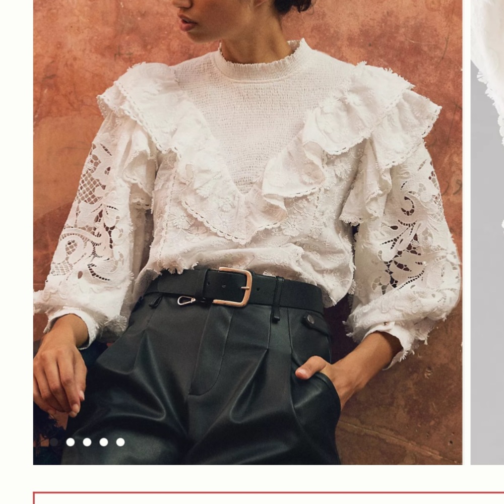 NWT Farm Rio Yoke Blouse